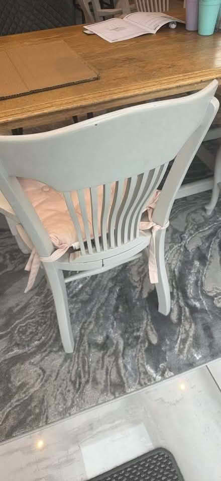 Photo of free 6 x wood dining chairs (Gidea Park RM2) #3