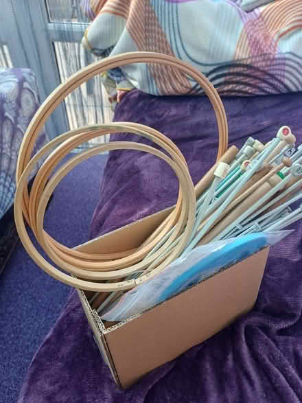 Photo of free Knitting needles embroidery rings (Poole BH16) #1