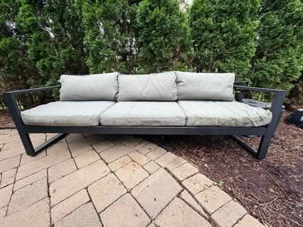 Photo of free Metal frame outdoor sofa - no rust (hinsdale) #1