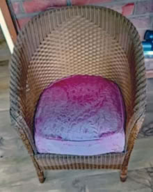Photo of free Wicker chair (Glenfield Rd area LE3) #1