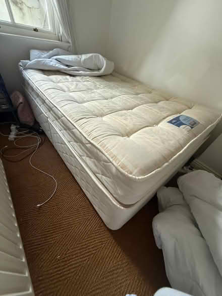 Photo of free Divan Double Bed and mattress (Portobello.) #2
