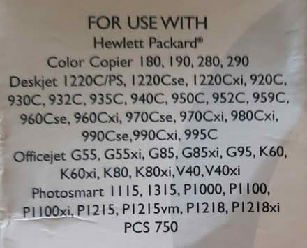Photo of free HP Inkjet cartridges (Dunoon PA23) #1