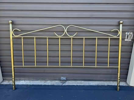 Photo of free California King Brass Headboard (Redwood City) #1