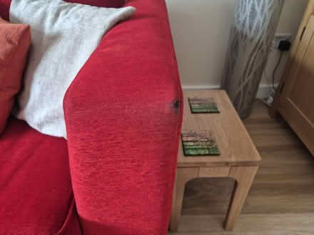 Photo of free Red sofa (Rowhedge CO5) #4
