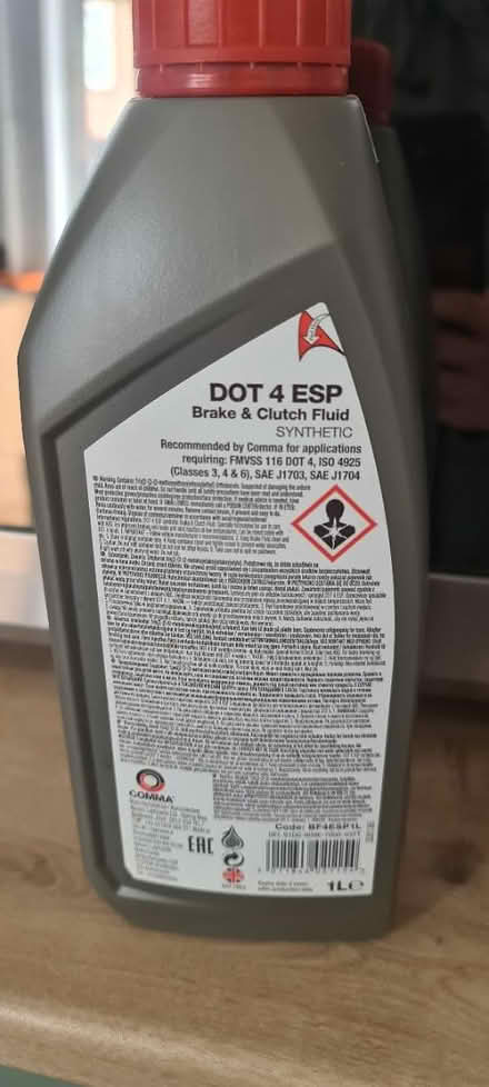 Photo of free Brake and clutch fluid (Leigh) #2