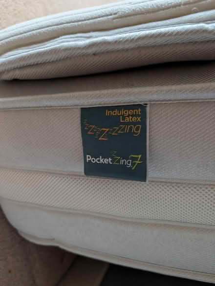 Photo of free Latex mattress pocketzing double (CR4 1GB) #1