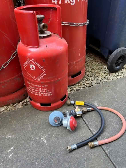 Photo of free Propane gas bottle and adaptors (Stokenchurch HP14) #1