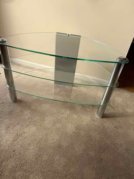 Photo of free Glass tv stand (Highworth SN6) #1