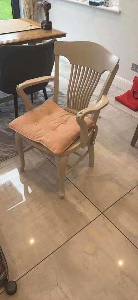 Photo of free 6 x wood dining chairs (Gidea Park RM2) #1