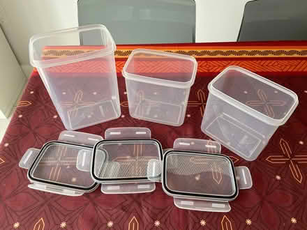 Photo of free Plastic food storage boxes (MK11 Fairfields) #1