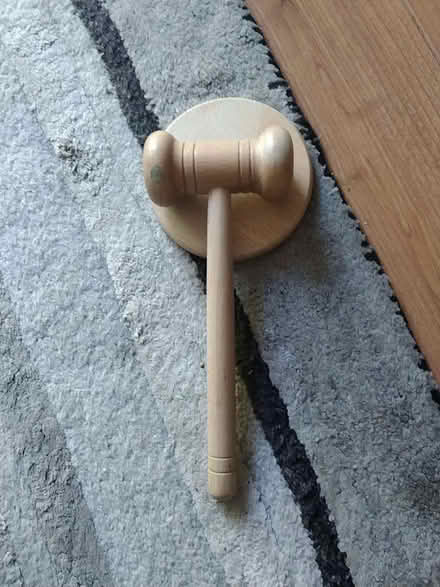 Photo of free Wooden gavel (London Rd, HW HP11) #1