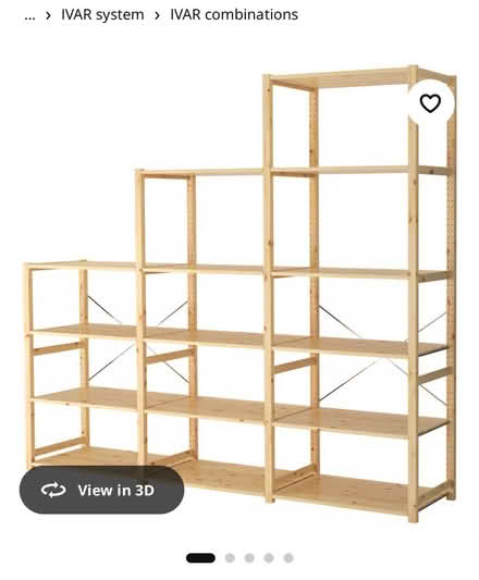 Photo of free IKEA Ivar shelf unit (High St Ken W8) #1