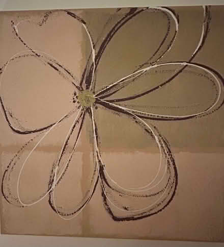 Photo of free Large Green flower canvas (Barkham RG41) #1
