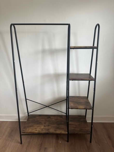 Photo of free Metal and wood clothes rail (Acton W3) #1