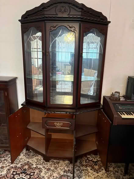 Photo of free Tall display cabinet (Langho BB6) #1
