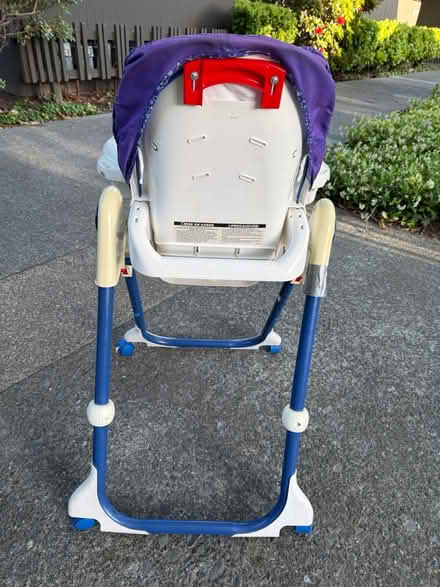 Photo of free Folding adjustable baby high chair (1075 Valencia Avenue) #3