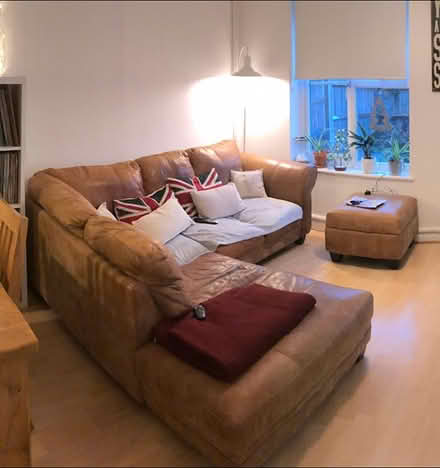 Photo of free Corner Sofa & Armchair and Footst (Se207df) #1