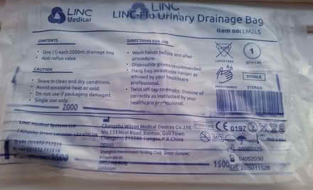 Photo of free urinary drainage bags (Eastbourne BN21) #1