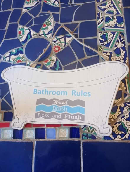Photo of free Decorative bathroom sign (Hunston PO20) #1