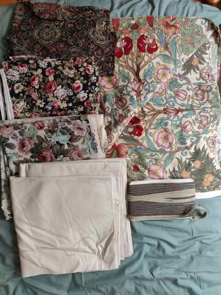 Photo of free Fabric pieces (upholstery) (Rodborough GL5) #1
