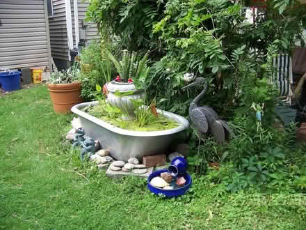 Photo of free Cast iron bathtub for garden pond (Wappingers) #2