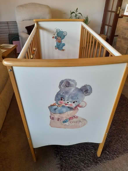 Photo of free Drop side cot for baby (ME14 near Penenden Heath) #2