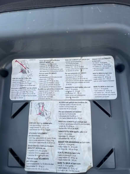 Photo of free Booster car seat (Chesham HP5) #2
