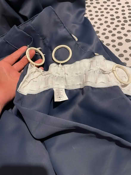 Photo of free Dark blue curtains - pair (Camberwell SE5) #1