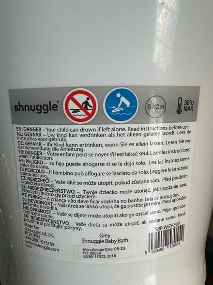 Photo of free Shnuggle Baby Bath (Ashover, S45) #2