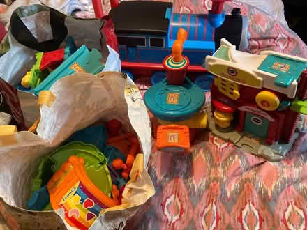 Photo of free Thomas the tank engine push along and vtec track and cars (Tuckingmill SP3) #1