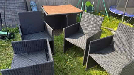 Photo of free Woven Garden chair and table set (Pendleton M7) #2