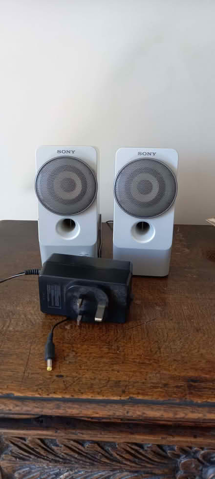 Photo of free Pair of Sony Mini Speakers (Upshire CM16) #1
