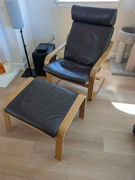 Photo of free Ikea Poang chair and ottoman (Near Loewe's off of Lone Tree) #1