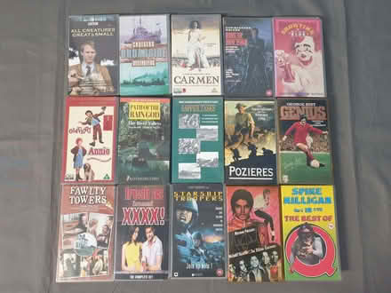 Photo of free 45 x retail VHS tapes (Norton Canes WS11) #1