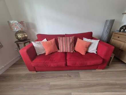 Photo of free Red sofa (Rowhedge CO5) #1