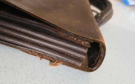Photo of free Old leather briefcase (Neat Enstone OX7) #2
