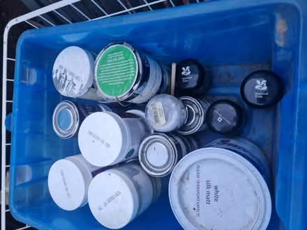 Photo of free Paint sample pots (M34 Dane Bank) #2