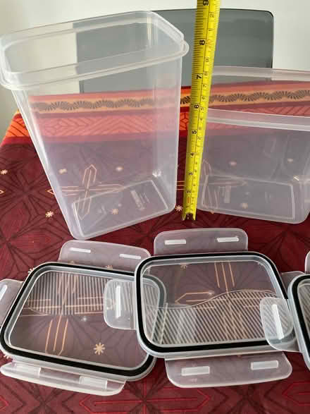 Photo of free Plastic food storage boxes (MK11 Fairfields) #2