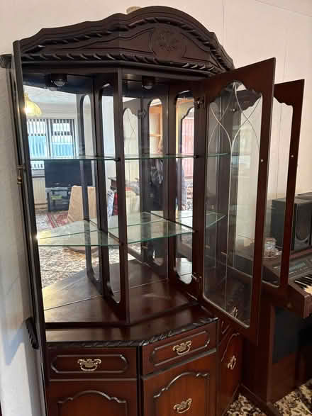 Photo of free Tall display cabinet (Langho BB6) #2