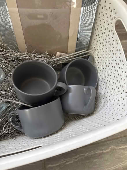 Photo of free White wash basket vases mugs (Seaforth) #1