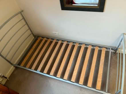 Photo of free Single Metal Bed Frame (New Malden KT3) #3