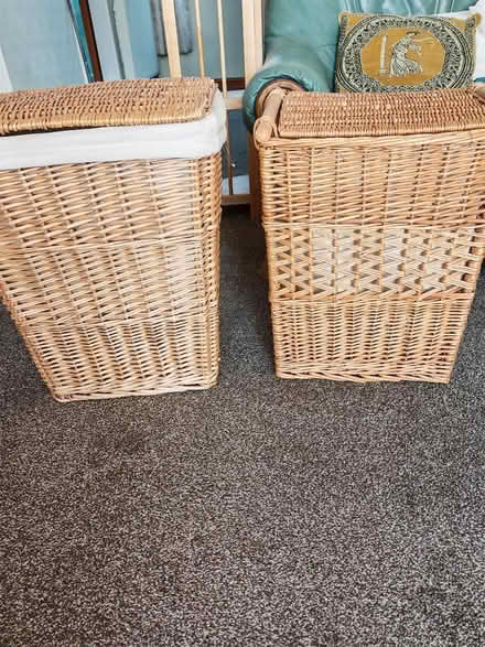 Photo of free Wicker laundry baskets (Great Sutton CH66) #1