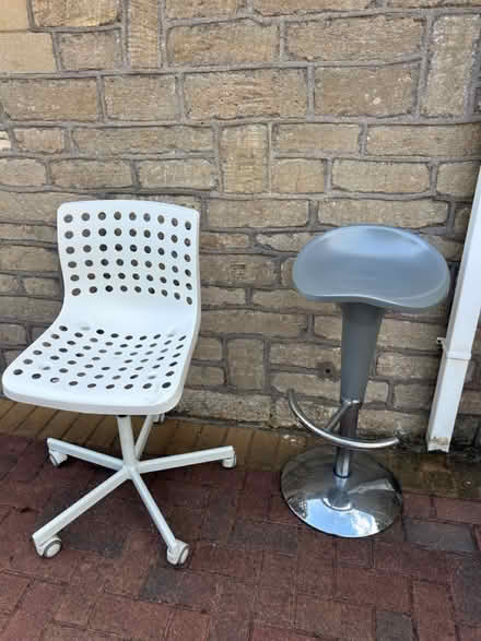 Photo of free High Stool & Desk chair (BA2) #2
