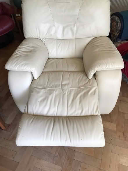 Photo of free Cream reclining chair (Cholsey, OX10) #2