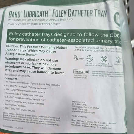 Photo of free Foley Catheter Tray (Chiquita Av MtnVw) #1
