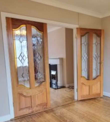 Photo of free Interior doors with glass panels (Dublin 16, near Ballyboden Rd) #1