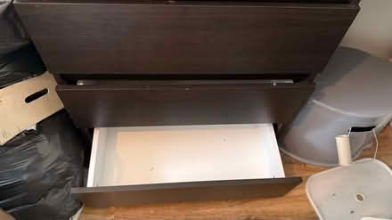 Photo of free 3 drawer dresser (Custom House E16 3LQ) #1