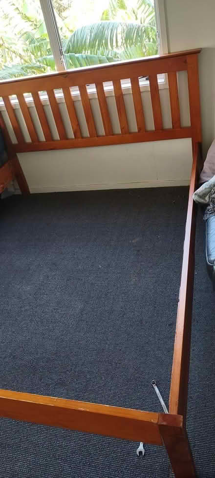 Photo of free Wooden King-Sized Bed (Te Atatu South, West Auckland) #2