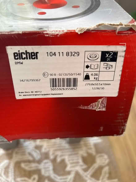 Photo of free Eicher BMW brake discs rear (Swindon SN25) #2