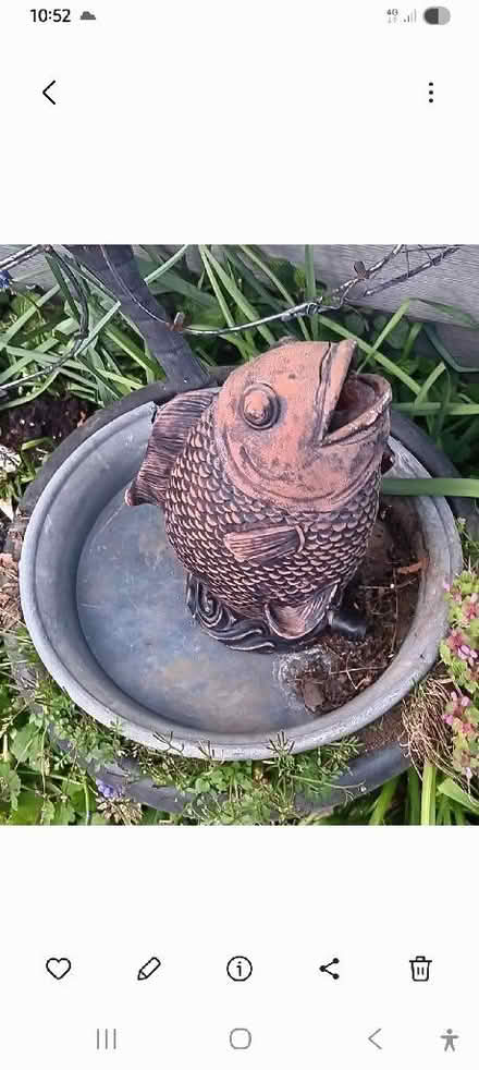 Photo of free fish fountain head (Allington NG32) #1